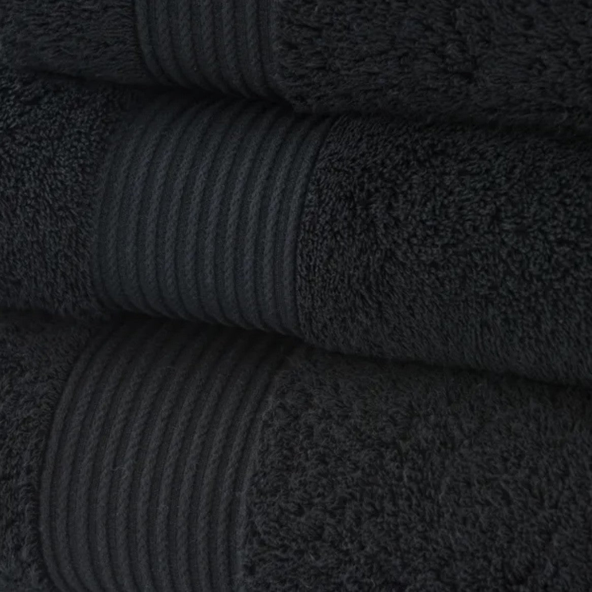Black Personalised Bath Sheet