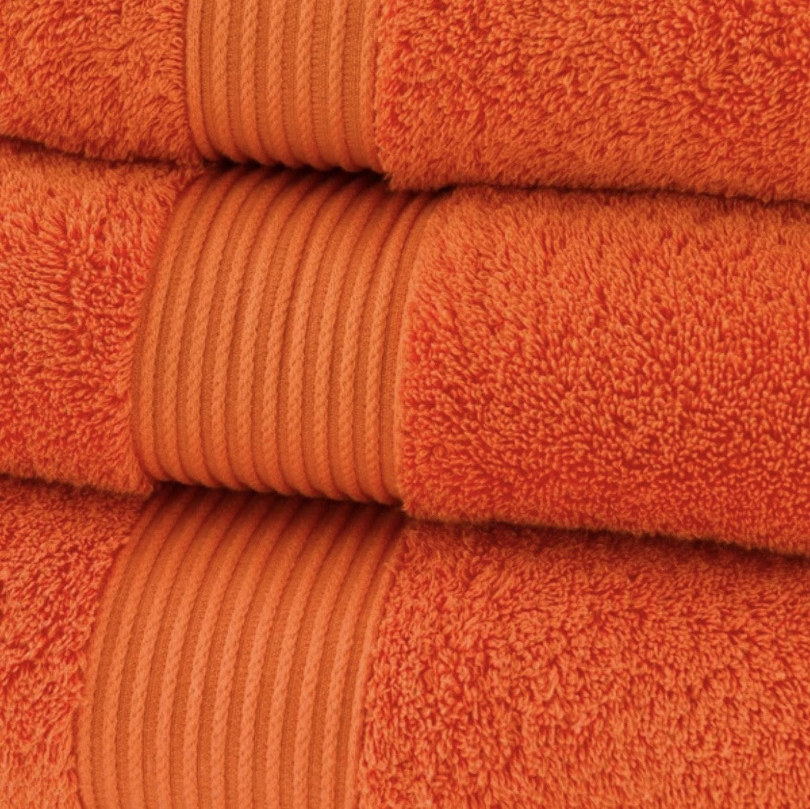 Burnt Orange Personalised Bath Towel