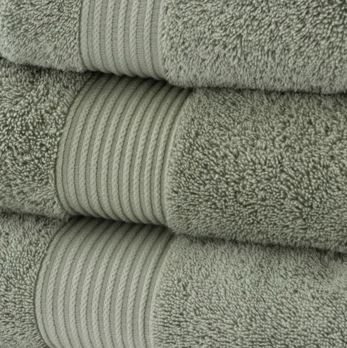 Sage Green Personalised Bath Sheet