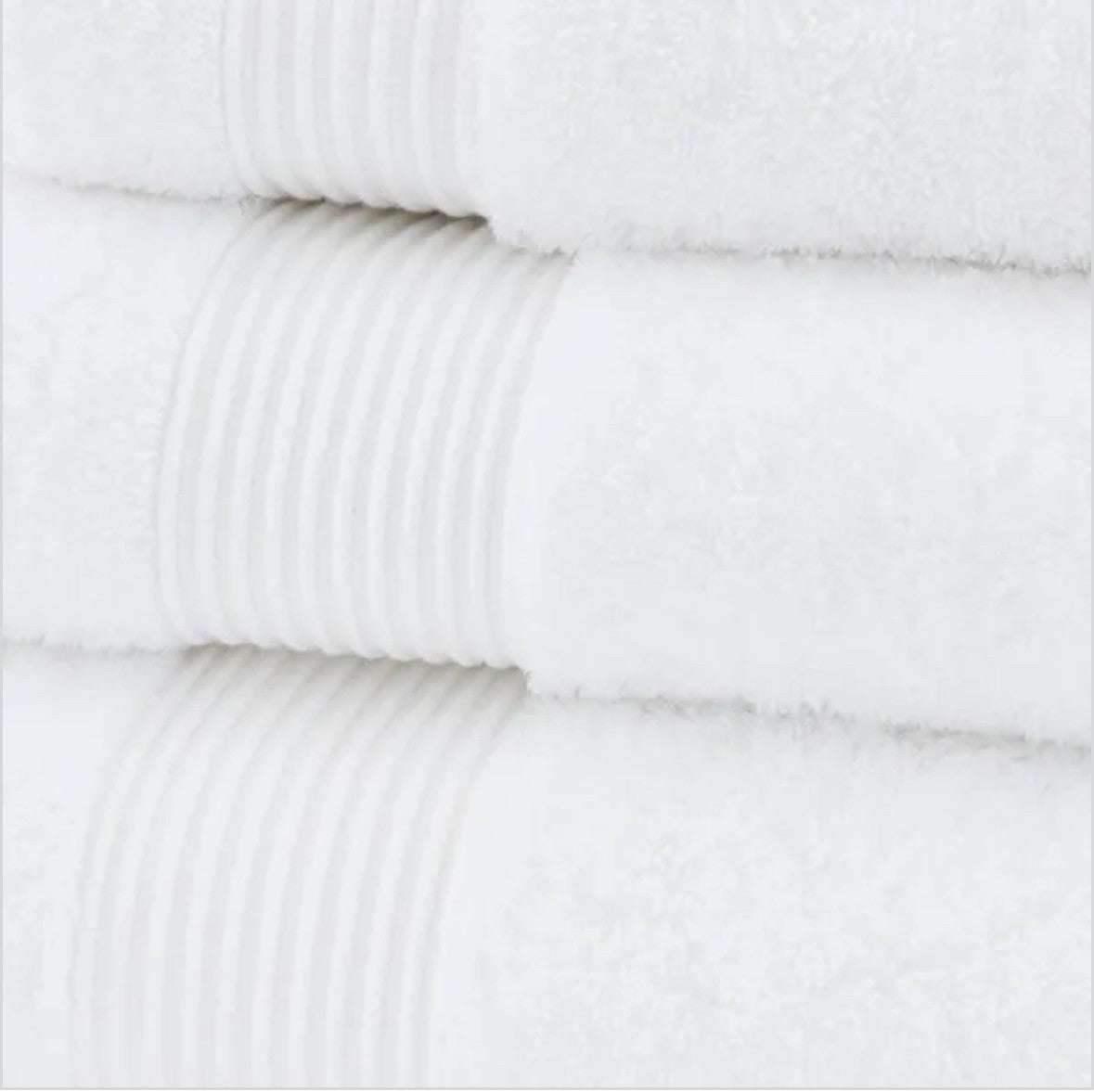 White Personalised Bath Sheet