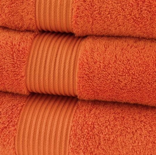 Burnt Orange Personalised Bath Sheet