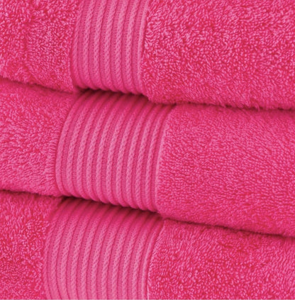 Fuchsia Personalised Bath Sheet