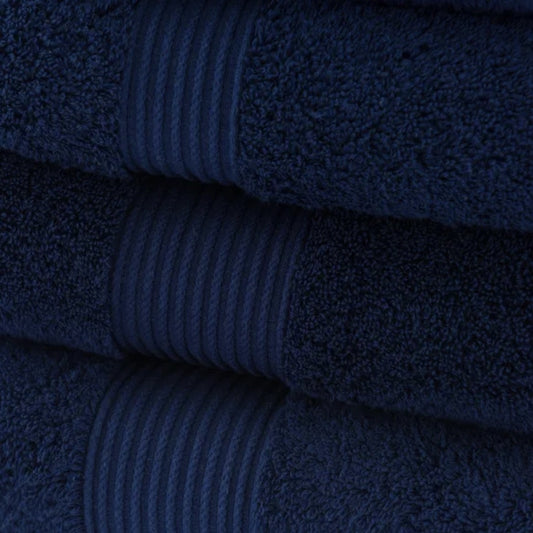 Navy Personalised Bath Sheet