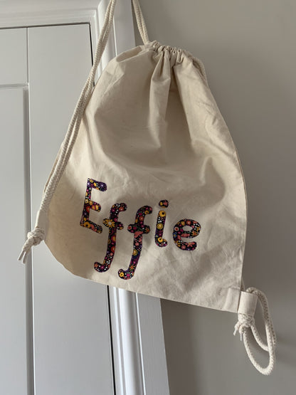 Personalised Drawstring bag
