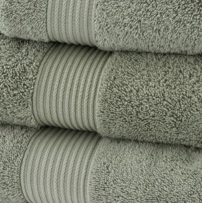 Sage Green Personalised Bath Sheet
