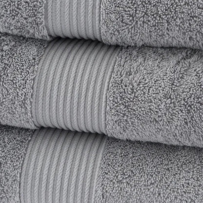 Silver Personalised Bath Towel